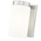 Z-Lite Burk 1 Light Wall Sconce, 4.25in. W x 7.25in. H, Brushed Nickel 746-1S-BN - alternate 3